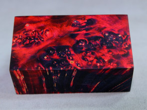 Stabilized Maple Burl Wood Mod Block